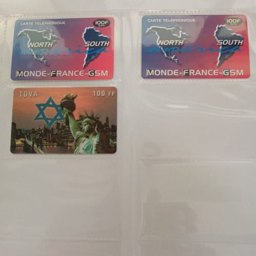 International phone card collection used, 52 cards from 90s-00s