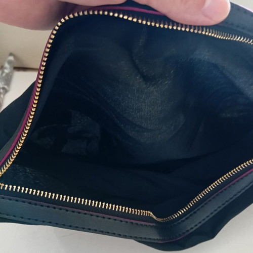 Achilleas shoulder bag new, black and fuchsia