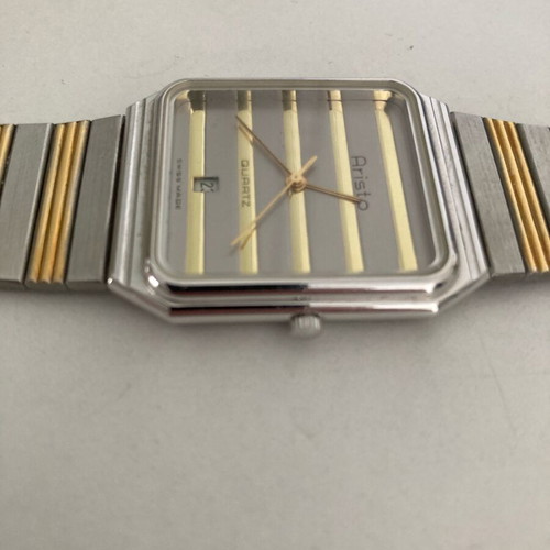 Aristo Vintage Watch Swiss Made New, Gold and Silver