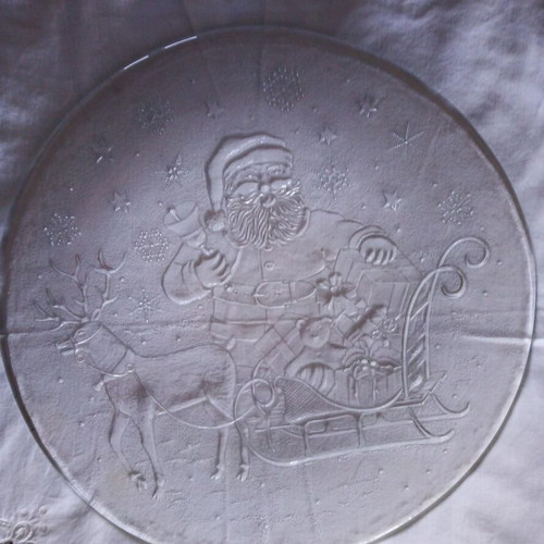 Christmas serving platter diameter 32 cm like new