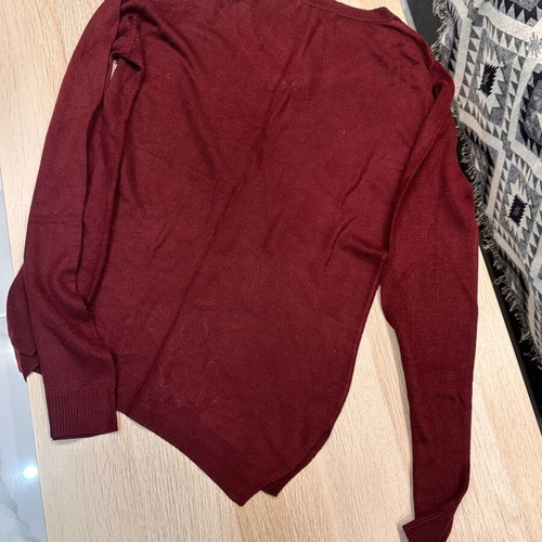 Terranova knitted sweater used, burgundy, size S