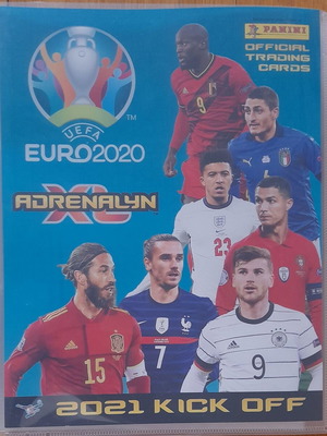 Euro 2020 Kick Off Adrenalyn XL album with 346/405 cards like new