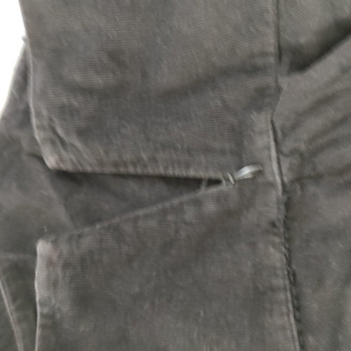 Absolute women's skirt used, black corduroy L - XL with zipper