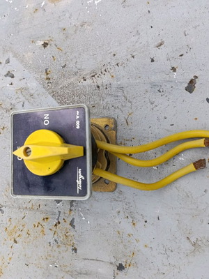 Three-phase switch 63 amp used, panel switch