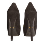 Prada black suede platform pumps EU 37.5
