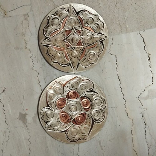 Copper handmade wall plate 13.5cm like new