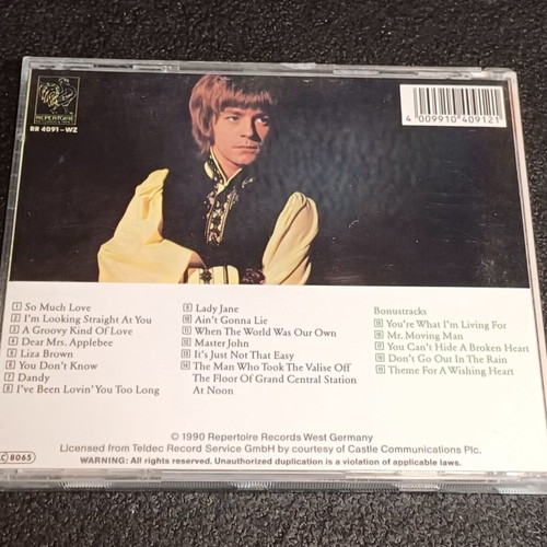 David Garrick A Boy Called David CD used, pop reissue 1967
