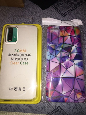 Σετ 2 θήκες σιλικόνης για POCO M3 καινούργιες