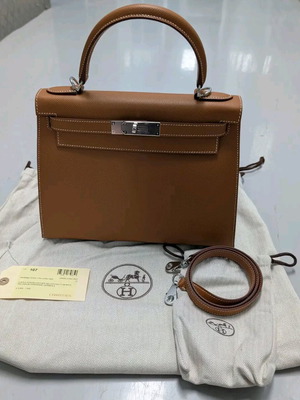 Hermès Kelly 28 Sellier Epsom Gold with Palladium hardware new