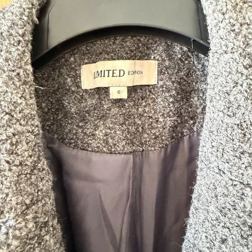 Marks & Spencer grey long coat used, skinny fit