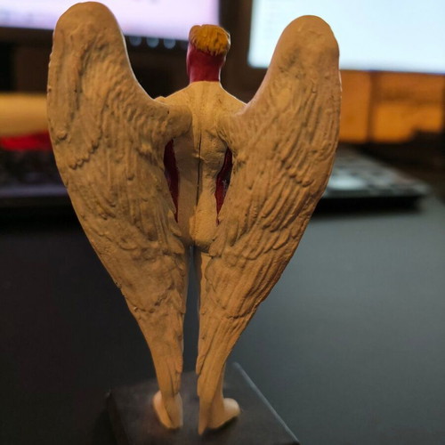 Angel Eaglemoss Marvel Classic lead figurine like new with magazine