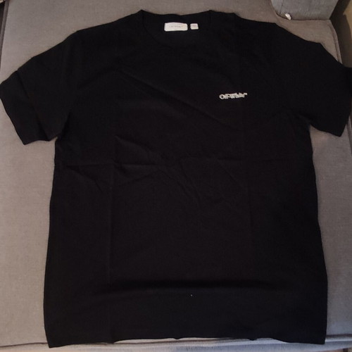 Off White black t-shirt size XL with logo and arrow design