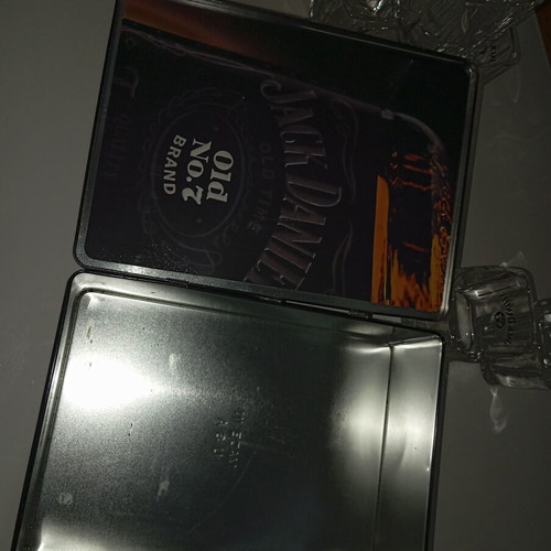 Jack Daniel's Old No7 brand set with 6 whiskey glasses and metal box new
