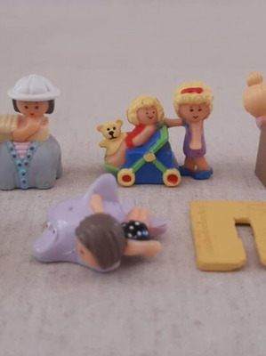 Polly Pocket 1990s σετ από 8 αξεσουάρ/διακοσμητικά δαχτυλιδιών