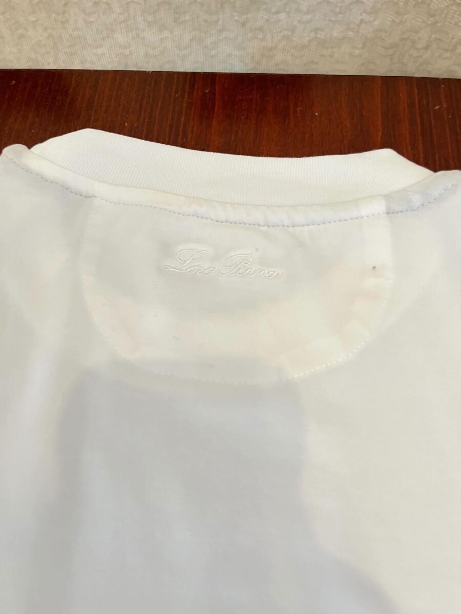 Loro Piana Ray T-shirt, white, size M - € 120,00 - Vendora.cy