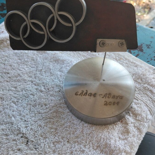 Handmade Athens 2004 Olympic Games souvenir trophy