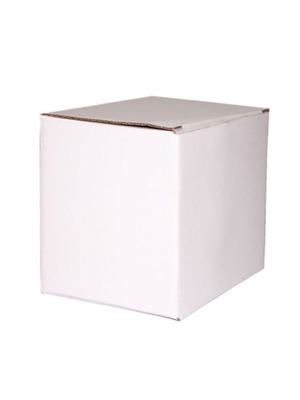 White paper mug boxes pack of 75, new