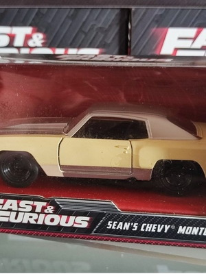 Fast & Furious Die-Cast Sean's Chevy Monte Carlo 1:32 scale like new