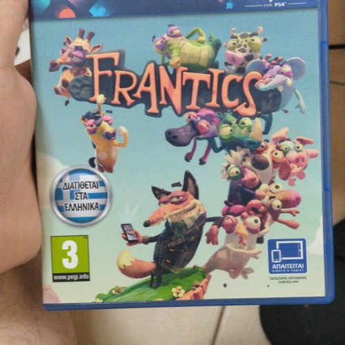 Frantics PS4 game like new, multiplayer 2-4 players