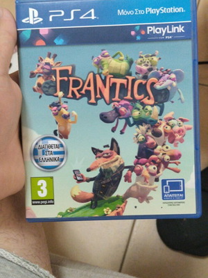 Frantics PS4 game like new, multiplayer 2-4 players