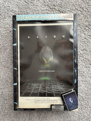 Alien 3D αφίσα ταινίας καινούργια με φωτισμό