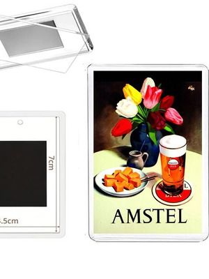 Amstel Beer magnet new, retro collectible advertisement