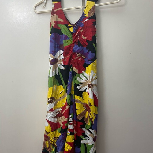 Floral dress size S like new multicolor