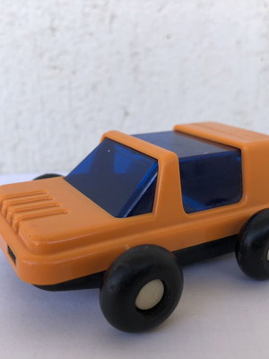 Vintage Space Car plastic toy used from 1970-80s