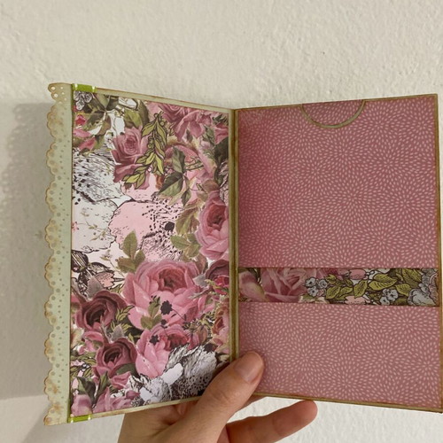 Handmade opening card new with scrapbooking