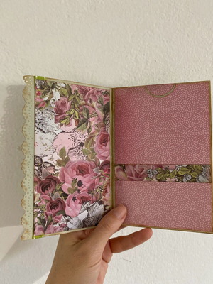 Handmade opening card new with scrapbooking