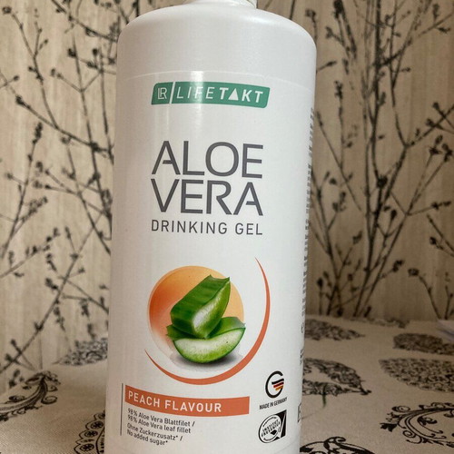 Aloe Vera Drinking Gel Peach Flavour, no added sugar
