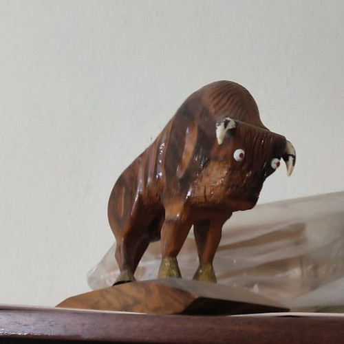 Wooden figurine used