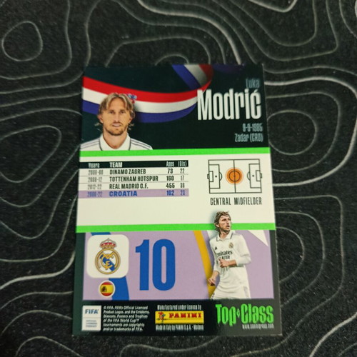 Luka Modrić #245 Master Class Panini Top Class 2023 sticker