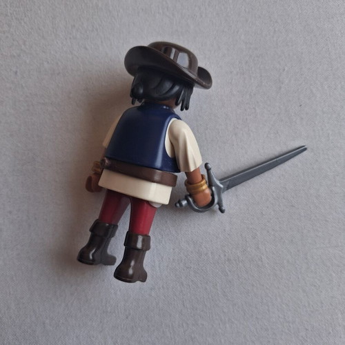Playmobil 1993 pirate figure with many accessories, used