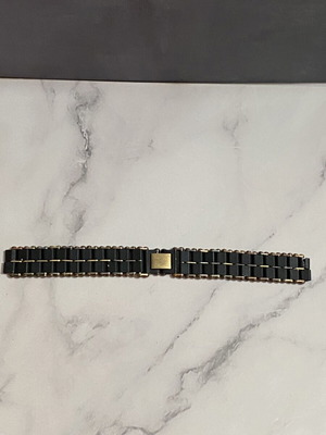 Watch strap black-gold used, women's