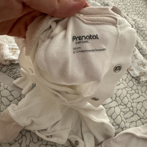 Baby bodysuits used, size 50cm, 0-1 month, including Benetton