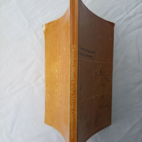 Canadian Wood-frame House Construction book used, 1967 edition