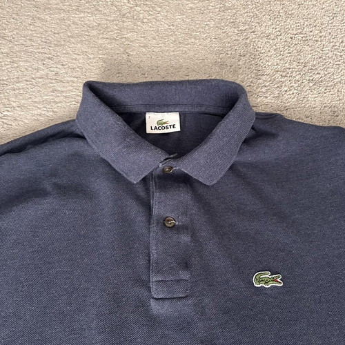 Lacoste men's polo shirt used, dark blue, XL