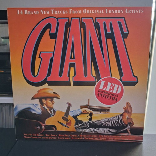 Various Giant vinyl record used, pop genre