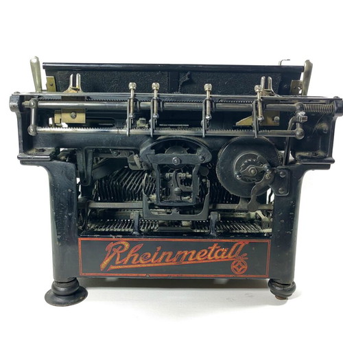 Rheinmetall 9 Typewriter vintage collectible used, needs repair