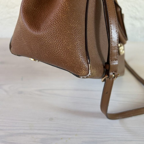 Michael Kors bag used, brown with crossbody strap