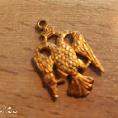 Double-headed eagle Byzantine symbol like new