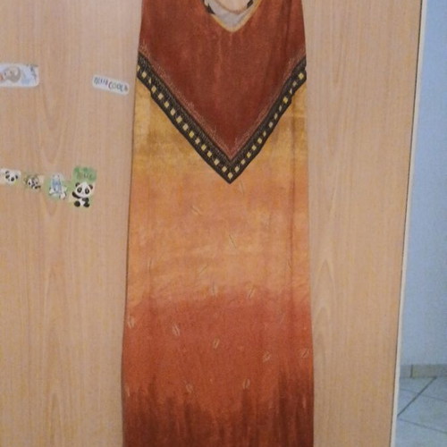 Φόρεμα μάξι καλοκαιρινό Vamp σαν καινούργιο, πολύχρωμο, XL