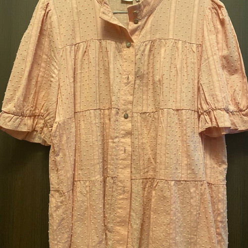 Pink salmon shirt size L like new