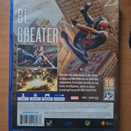 Spider Man PS4 2018 like new