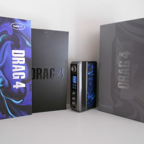 Voopoo Drag 4 Box Mod 177W new Gunmetal Ocean Blue