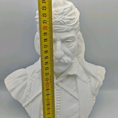 3D Printed Bust of Theodoros Kolokotronis PLA Matte New