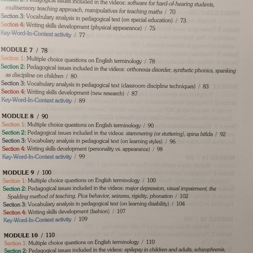 English Terminology for Pedagogical and Humanistic Sciences like new