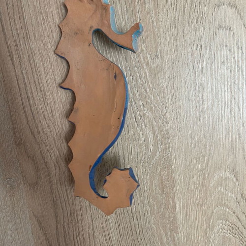 Decorative ceramic seahorse new