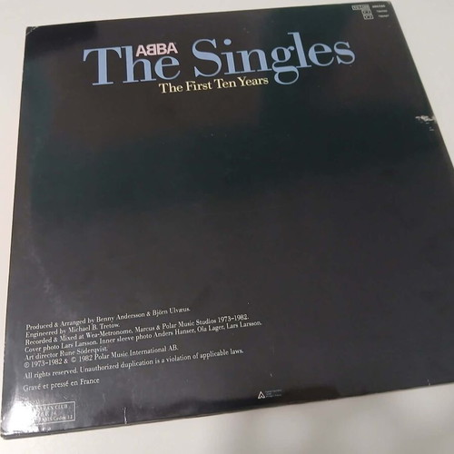 ABBA The Singles The First Ten Years vinyl used